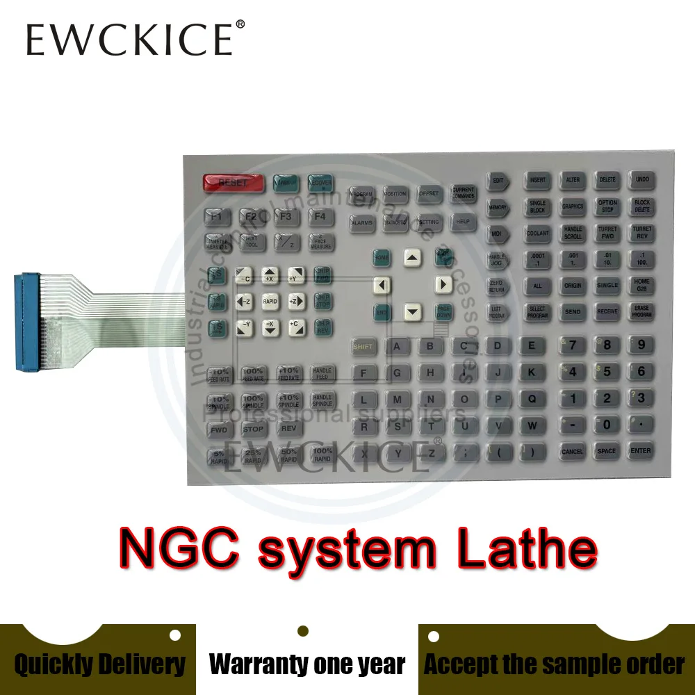 NEW NGC system Lathe HMI 93-61-0202 PLC Membrane Switch keypad keyboard