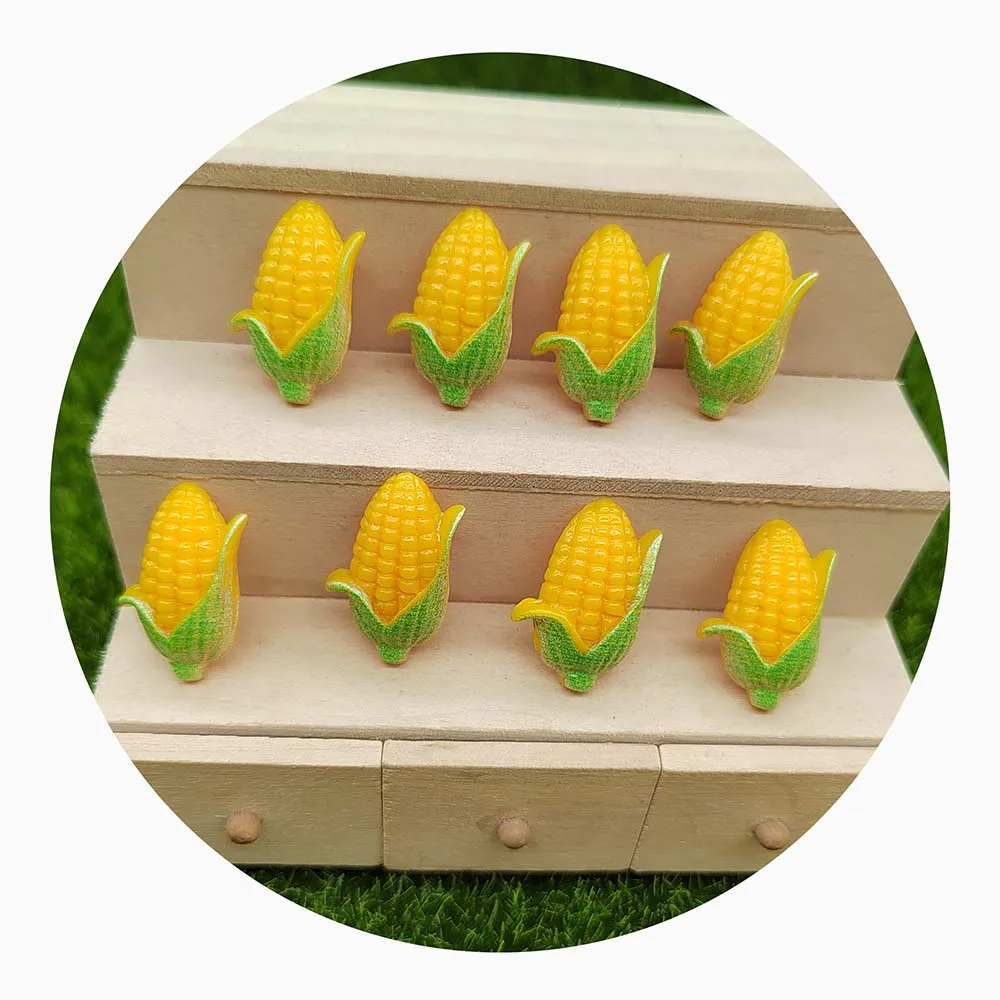 

Cute Mini Artificial Peanut Corn Pumpkin Flat Back Resin Cabochons Scrapbooking DIY Jewelry Craft Decoration Accessorie