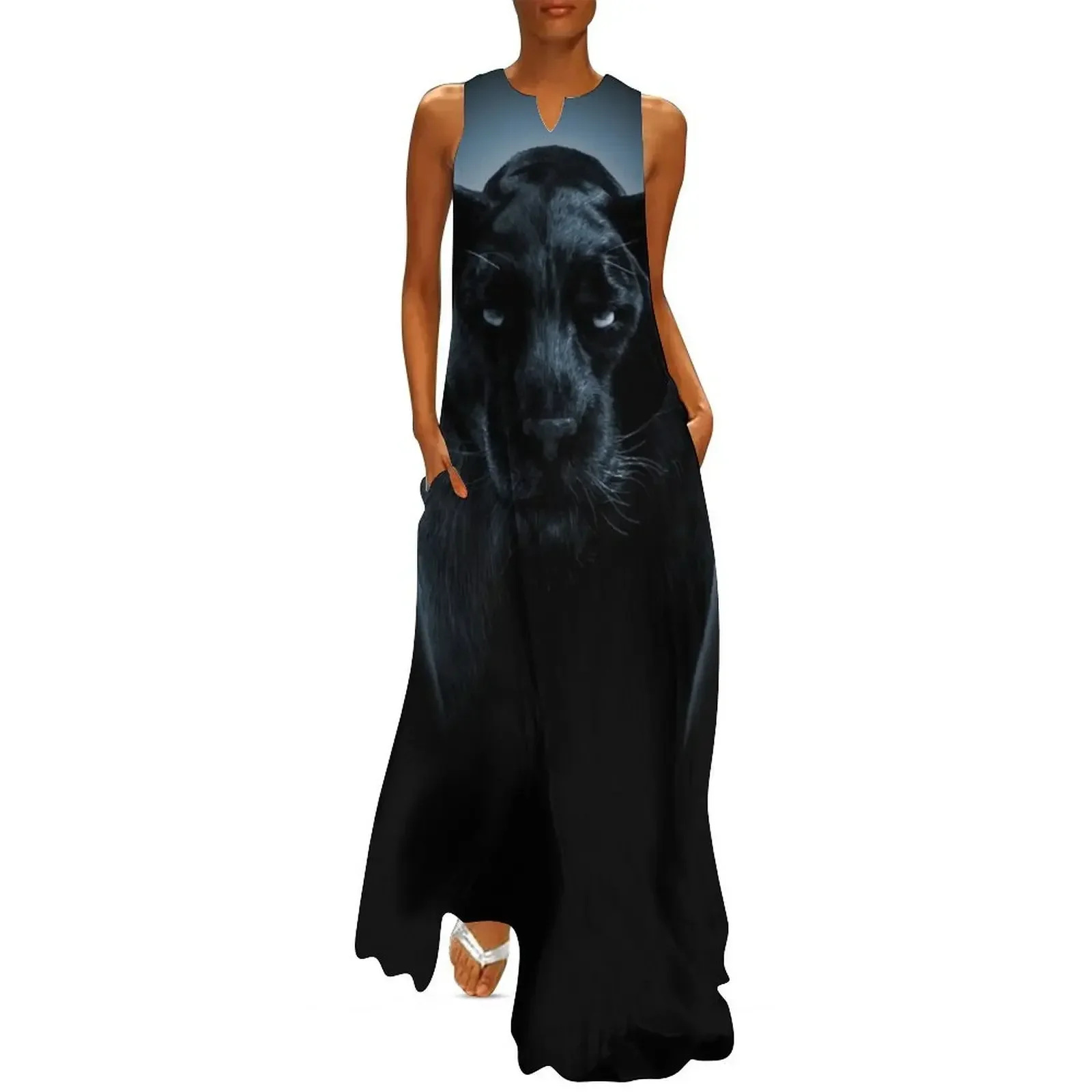 

BLACK PANTHER Long Dress women's clothing trend 2025 summer dress womens 2025 women's fashion dresses woman dress