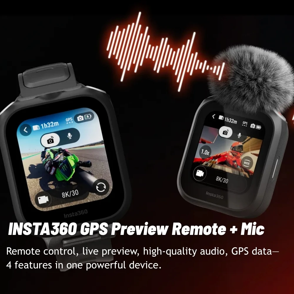 Insta360 GPS Preview Remote With Built-in Mic: A Comprehensive