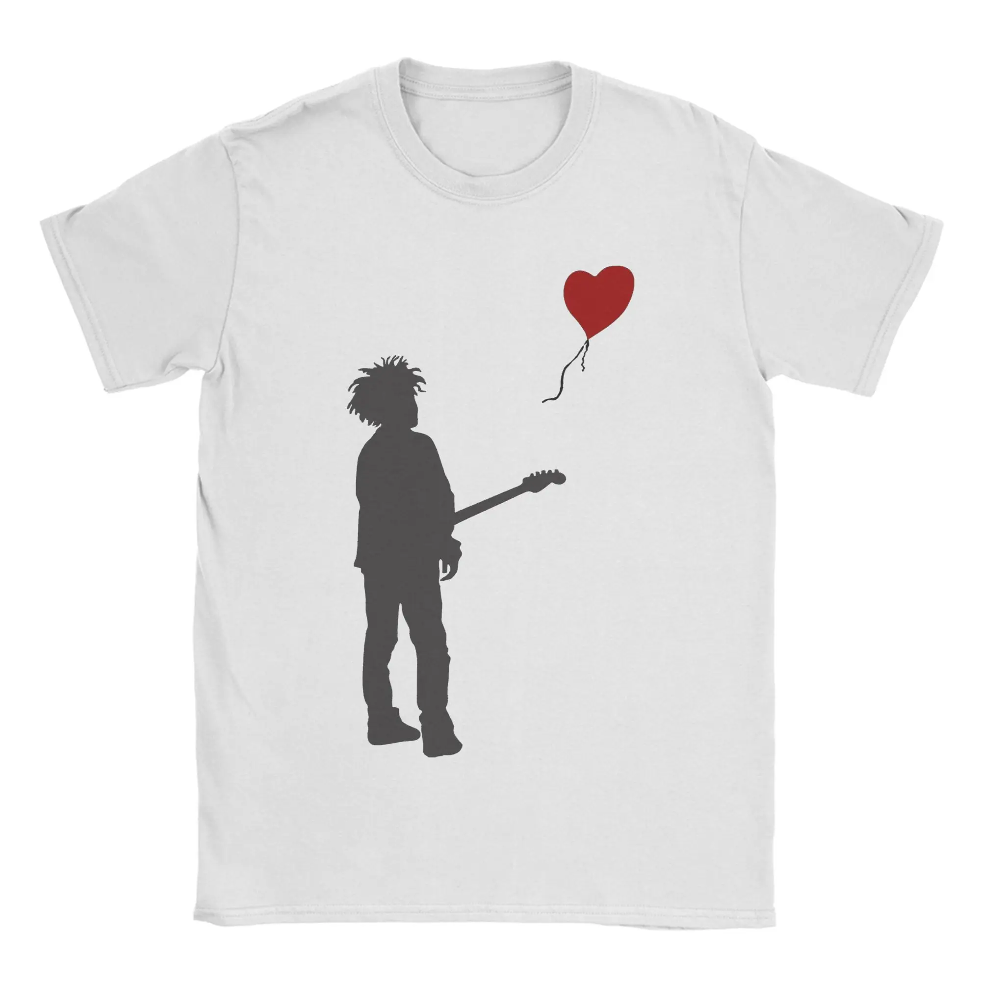 Men's BANKSY    T Shirts ROBERT THE CURE Cotton Clothing Funny Short Sleeve Round Neck Tee Shirt Plus Size T-Shirts