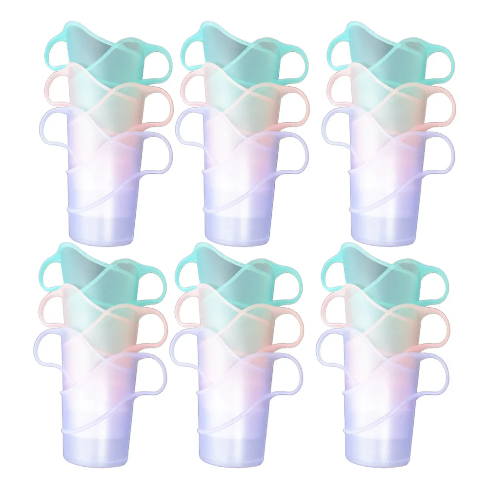

24 Pcs Cup Holder Premium Material Anti-scald Insulation Stand Paper Disposable Fits Most Standard Cups Hot Easy