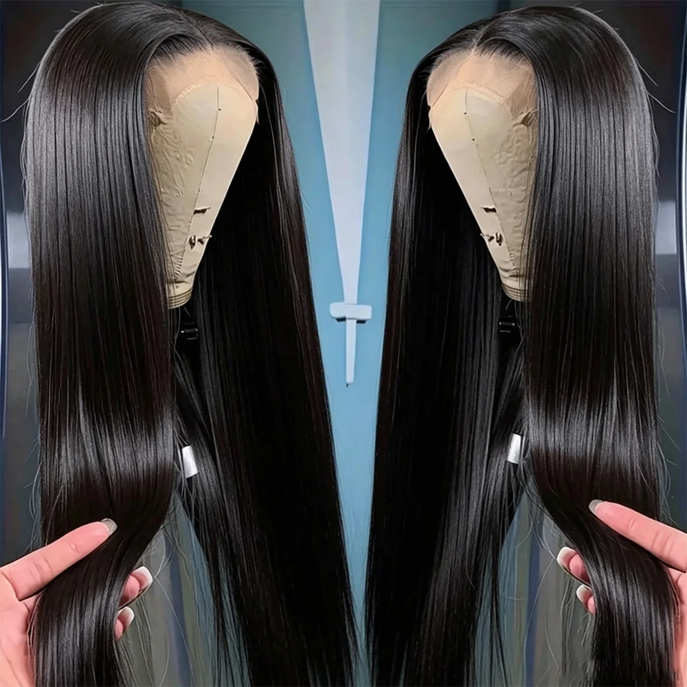 13x4 HD Lace Front Human Hair Wig Straight Glueless  for Women on Clearance Sale