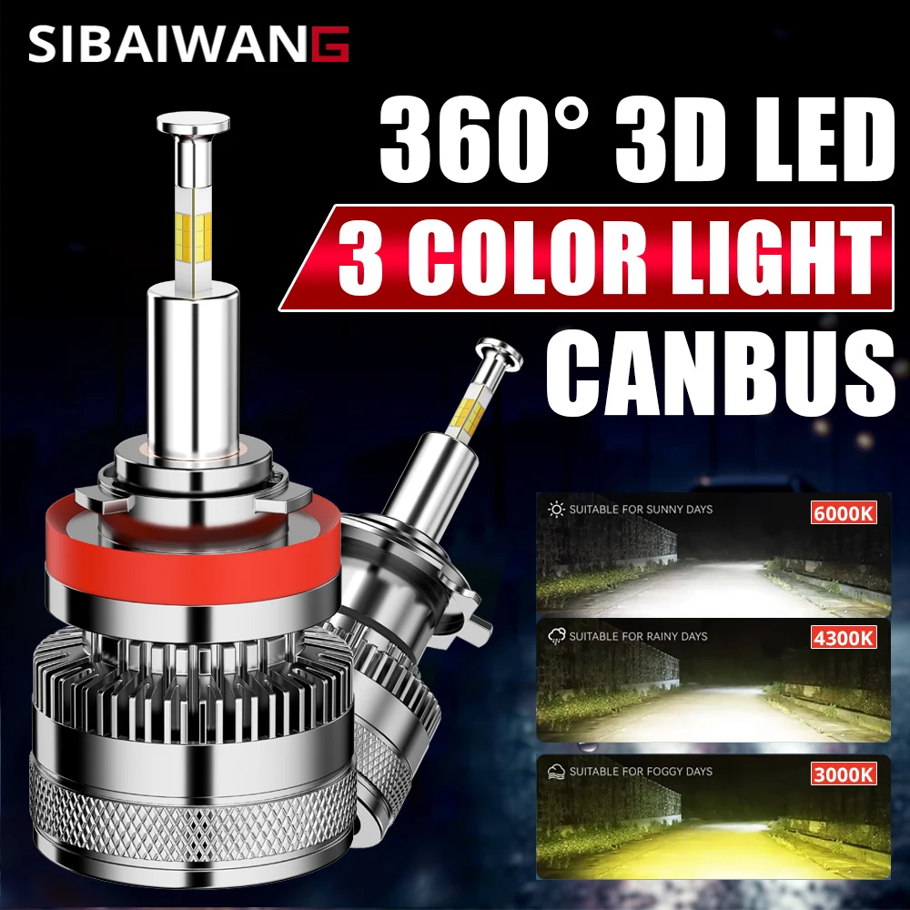 tri-color-3d-360-d2h-led-h7-h1-h4-hb3-9005-9006-6000k-4300k-3000k-led-headlights-bulb-h8-h9-h11-9012-for-car-headlights-lights