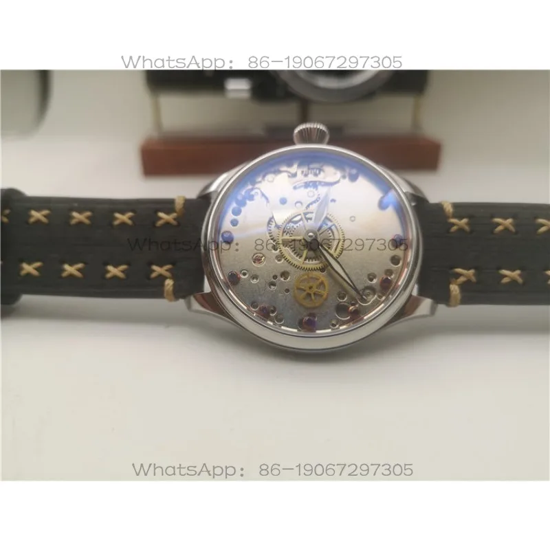 Manual Mechanical Movement Watch Personalized Trend Gear Rotation Men's Watch