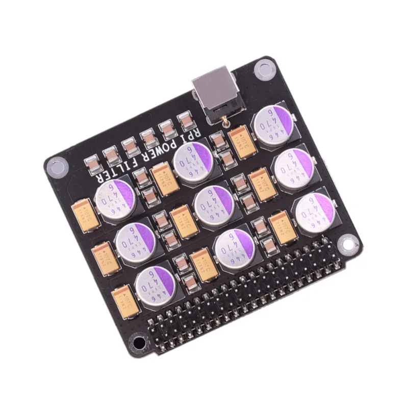 

Raspberry Pi DAC Audio Decoder Digital Radio Power Purification Board Power Filter Expansion Board