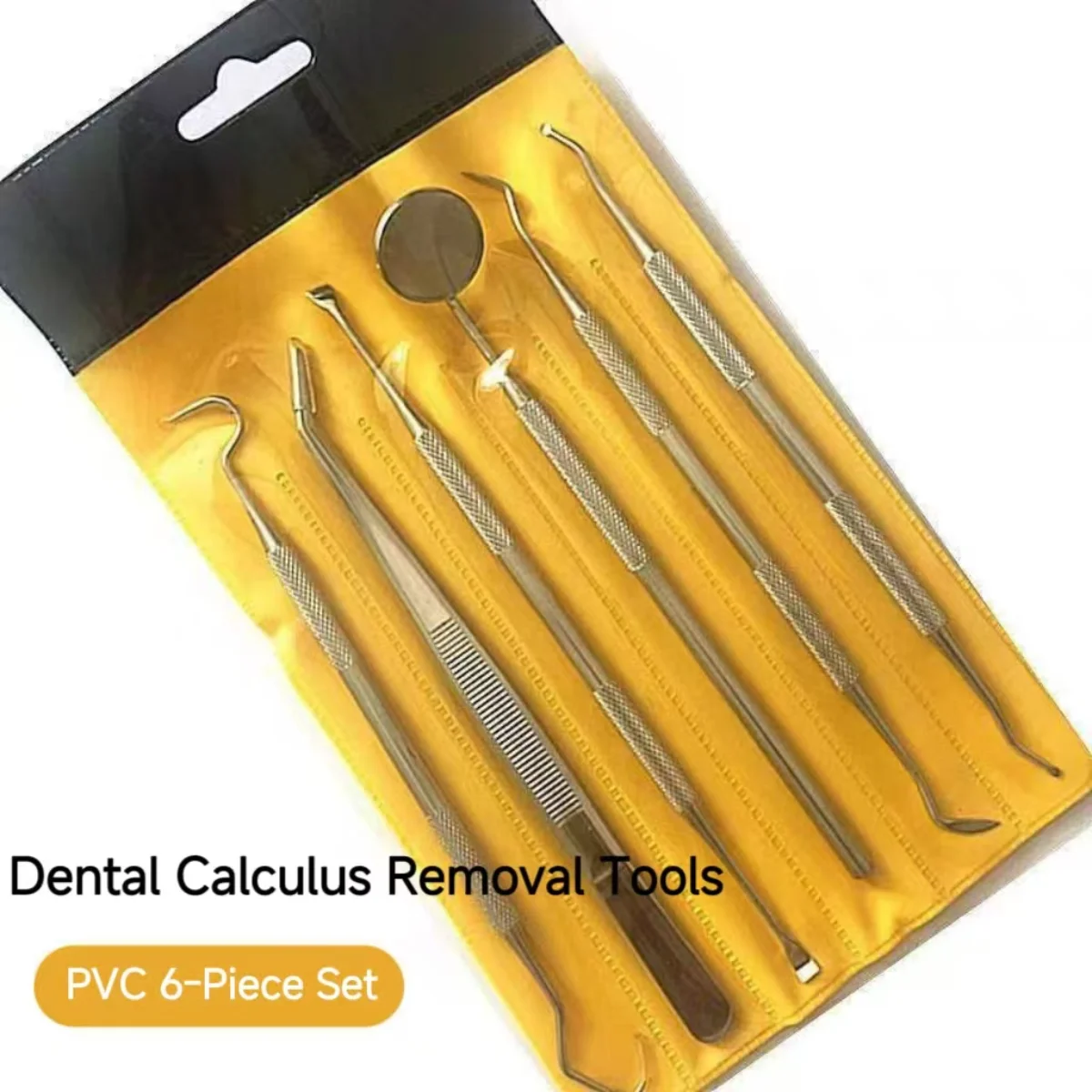 3/4/5/6Pcs/Set Dental Oral Cleaning Kit Dentist Endoscopic Cleaning Calculus Remover Tooth Stains And Tartar Dentistry Tools