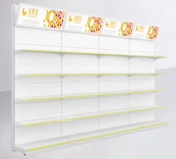 Supermarket shelves, mother and baby store shelves, single sided and double sided island shelves, display shelves, pharmacy she