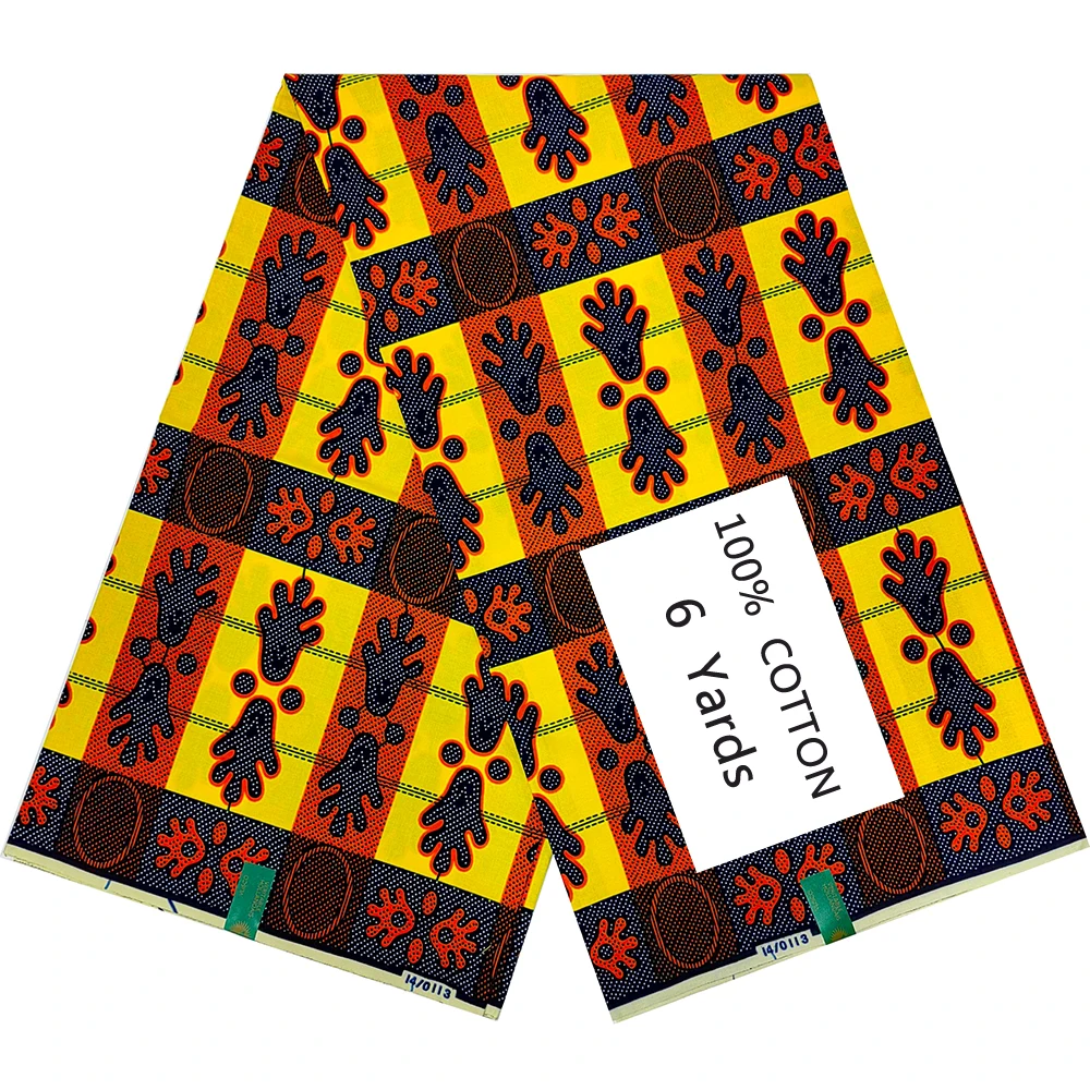 2024 última tela con estampado de cera Ankara tela Real de cera africana de alta calidad 100% algodón suave africano garantizado verdadera cera Real