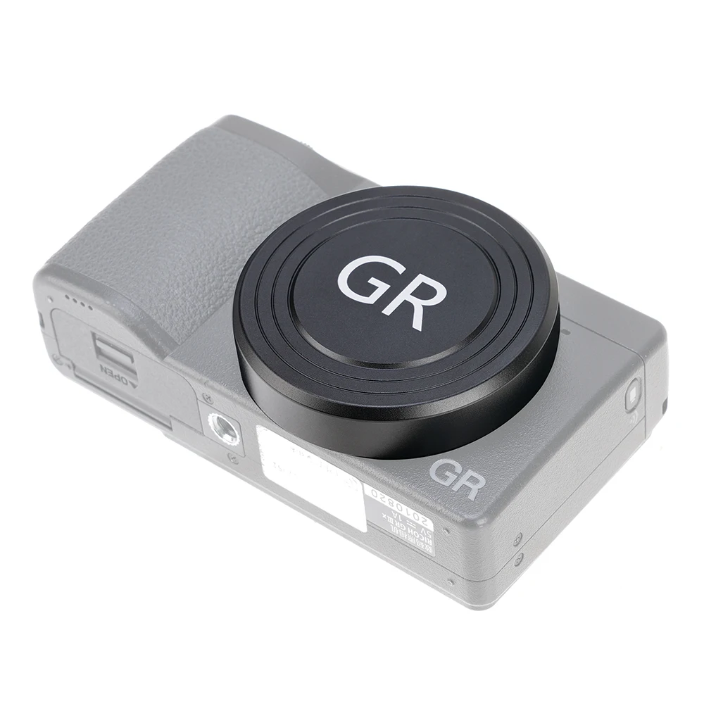 FOTGA Metal Front Lens Cap Protector Screw-in Replace For Ricoh GRII GRIII GRIIIX HDF Digital Camera Lenses Photagraphy Accessor