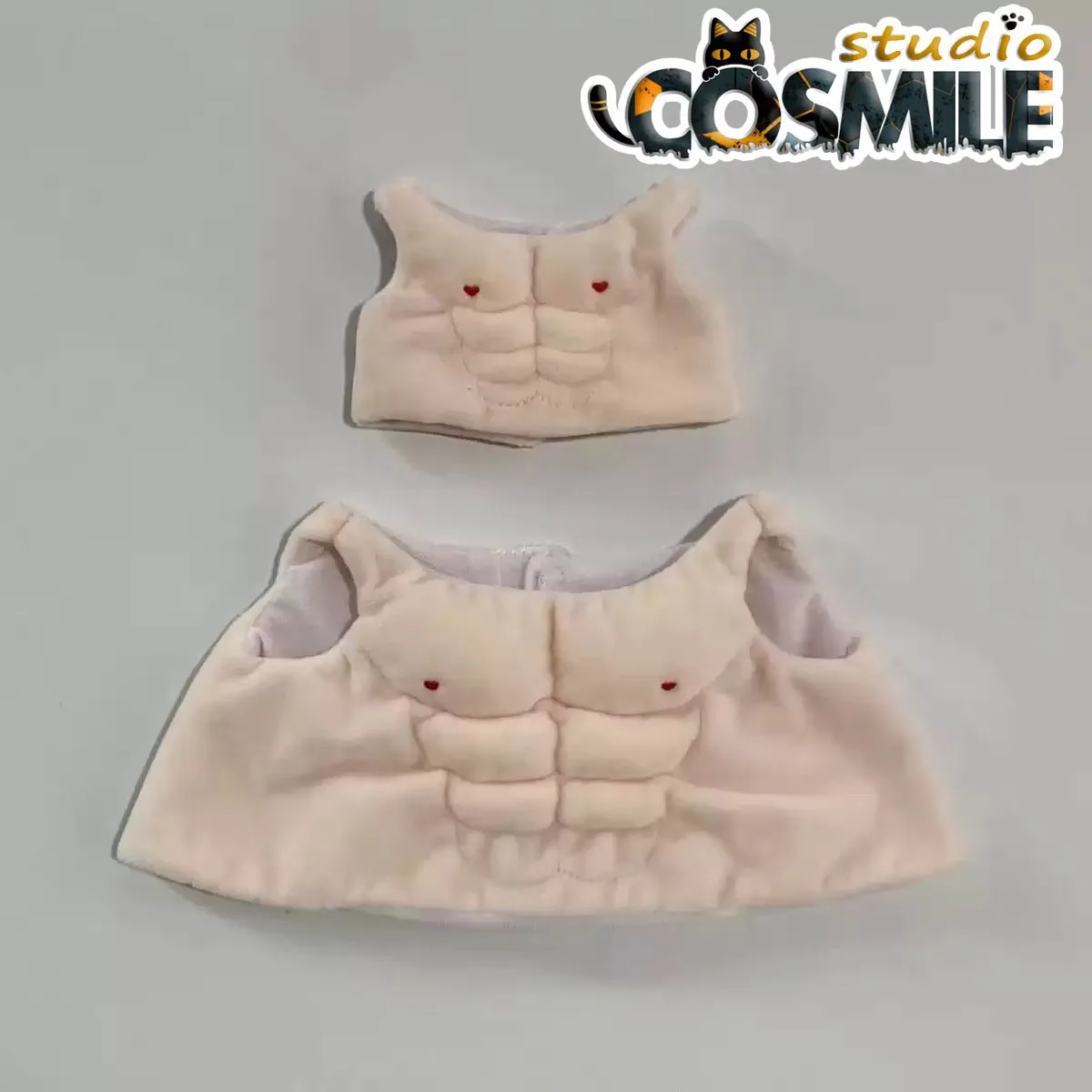No Attributes Kpop Star Idol Abdominal Muscle Muscles Costume for Stuffed 20cm 40cm Plush Doll Accessories Doll's Clothes PDD