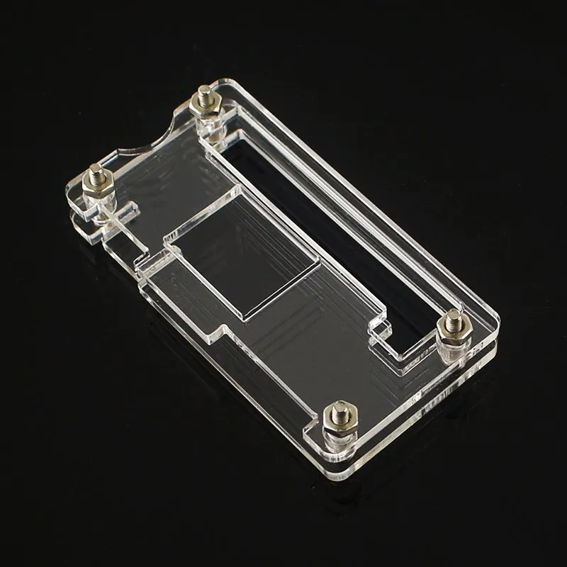 4 in 1 Raspberry Pi Zero W Case Acrylic Cover Shell + Aluminum Heat Sink +GPIO 40 Pin Connector + Screwdriver for RPI Zero Pi0