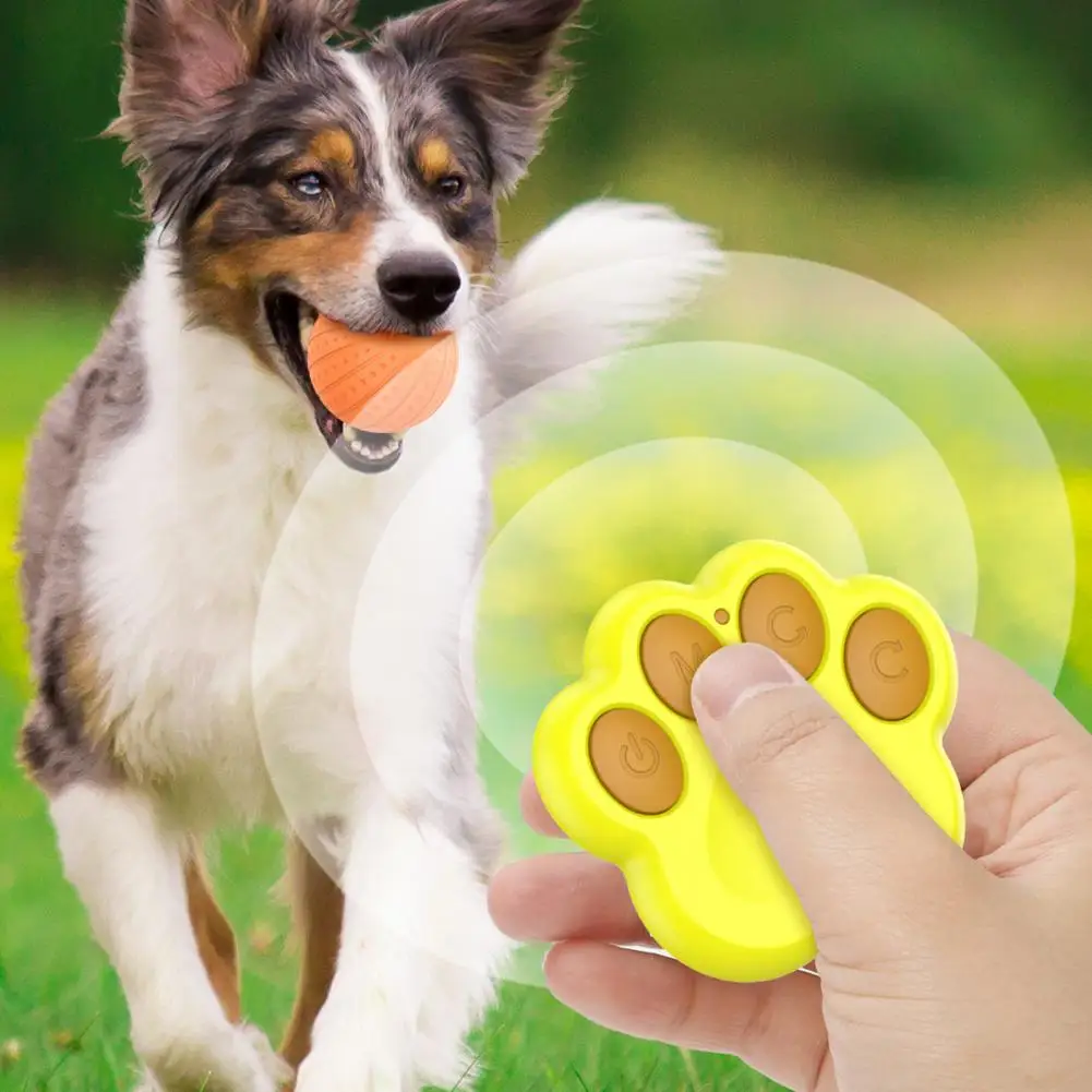 

Silicone Dog Ball Remote Control Dog Toy Ball with 2 Modes for Active Rolling Low Noise Chew Intelligent Pet Toy for Engaging