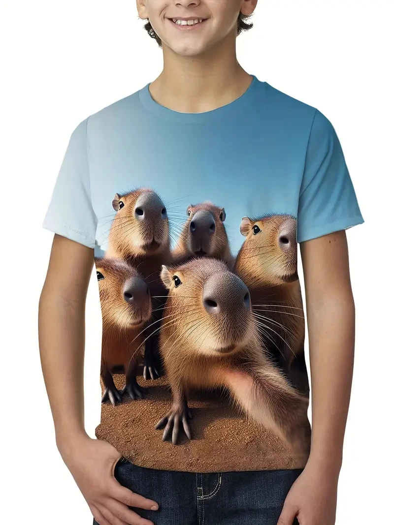 Carino Capibara Grafica T Shir - Men'S Fashion T Shirts recensione e prezzo