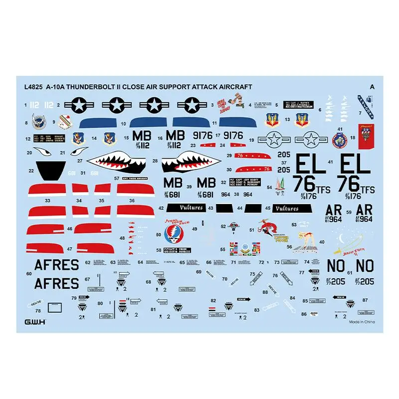 Great Wall Hobby L4825 1/48 A-10A Thunderbolt II Close Air Support Attack Aircraft