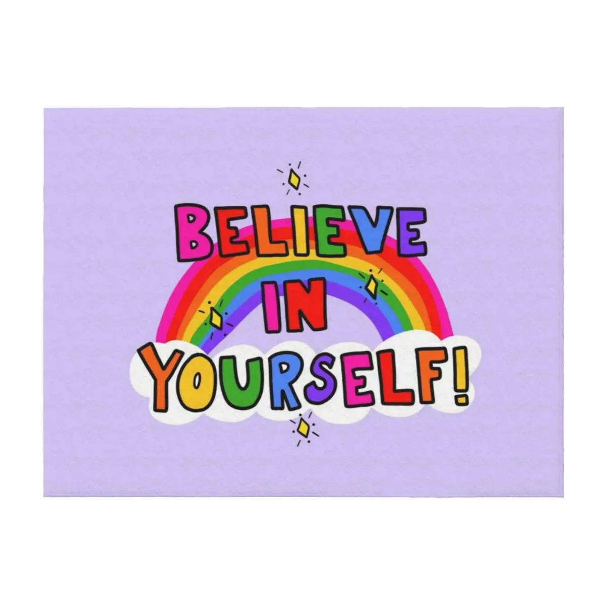 

Believe In Yourself Throw Blanket Shaggy For Decorative Sofa Bed Summer Beddings Blankets