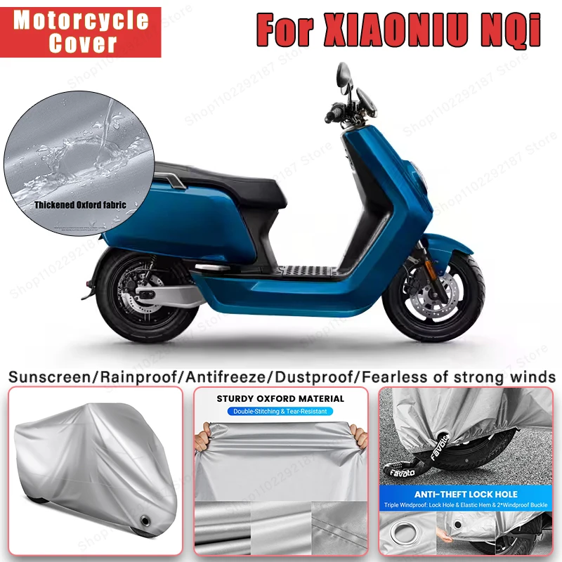 

For XIAONIU NQi No Ear Motorcycle Cover - Outdoor Full Body Protection, Waterproof Dustproof Heat-Resistant Moto Accessory