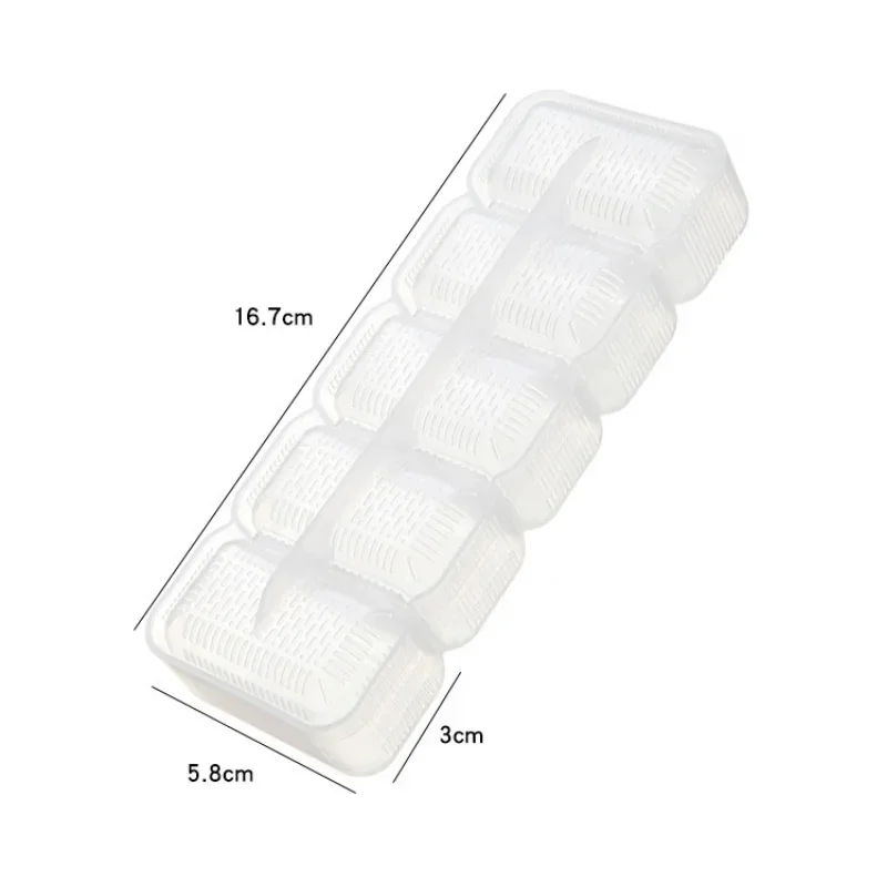 5 ثقوب السوشي قالب البلاستيك السوشي صانع اليدوية Ball بها بنفسك الأرز الكرة غير عصا الصحافة صندوق تخزين شكل الأرز بينتو أدوات المطبخ الطبخ