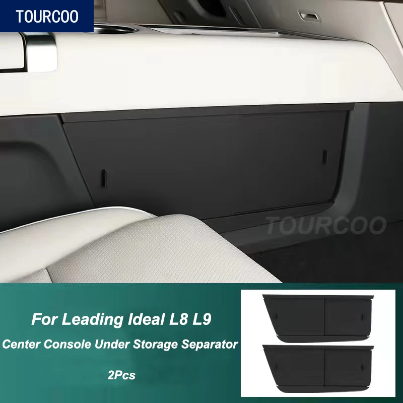 

For Leading Ideal Lixiang L8 L9 2022 2023 Center Console Under Privacy Storage Separator Interior Modified Accessories