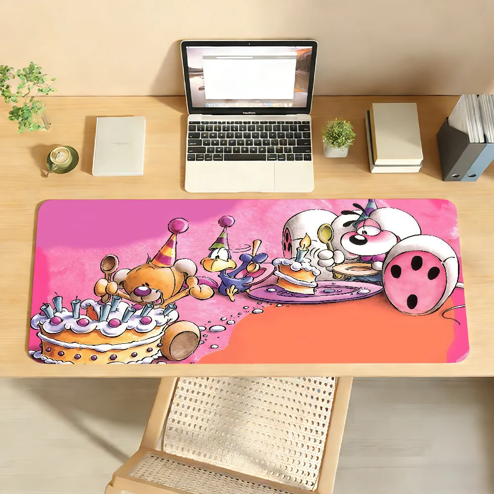 Cute D-Diddl Cartoon Mouse Pad Non-slip Desk Mat PC Laptop Accessories Rubber Office Keyboard Large Gamers Decoracion