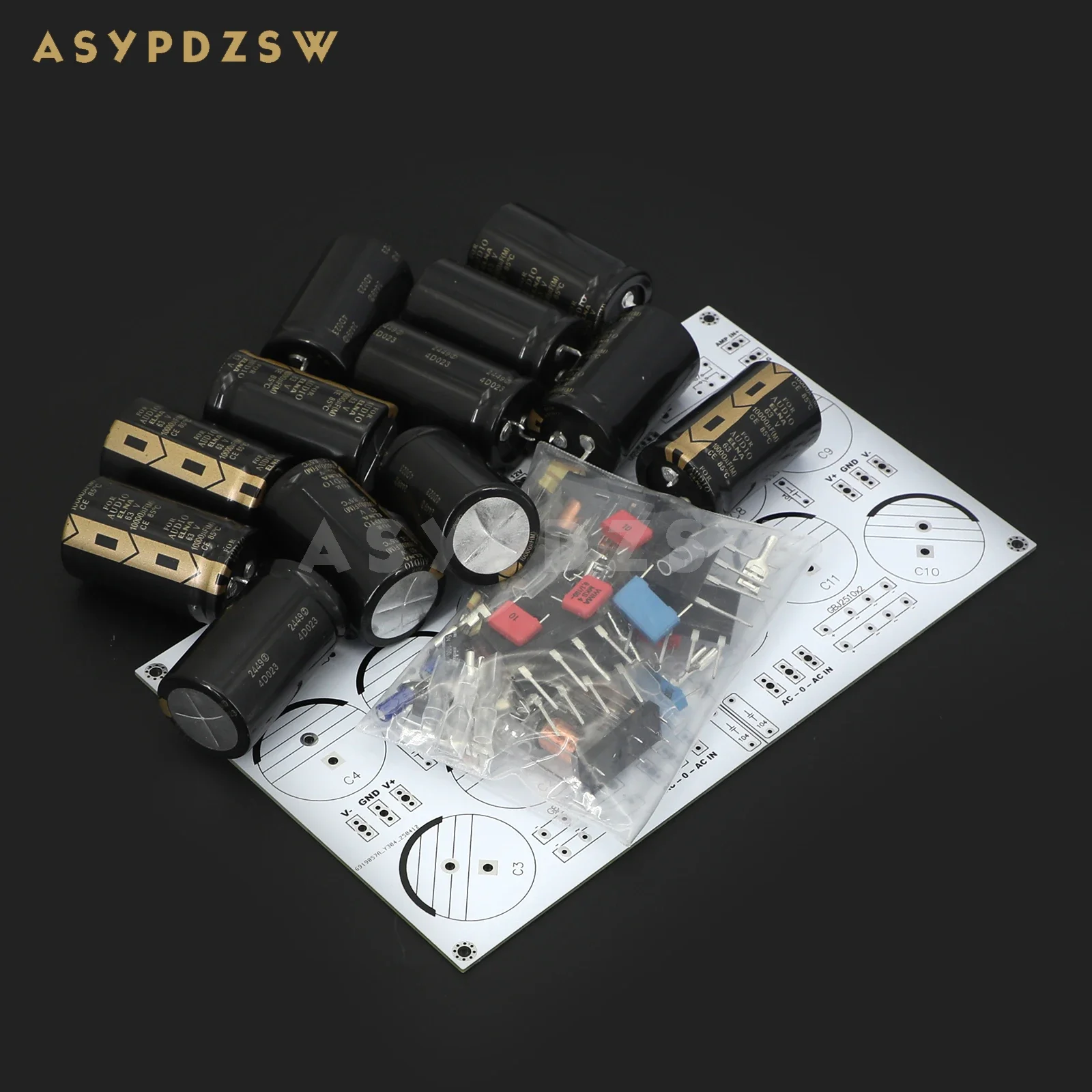 HIFI P12 Gelijkrichter filter voeding DIY Kit/Afgewerkt bord Met UPC1237 Luidsprekerbescherming