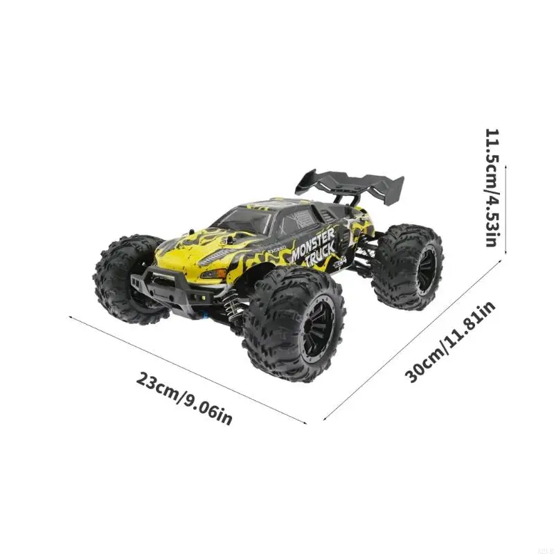 1:16 Scale 4WD High Speed Remote Control Truck All Terrain Off Road Racings Car Outdoor Off-Road Hobby Toy A2UB