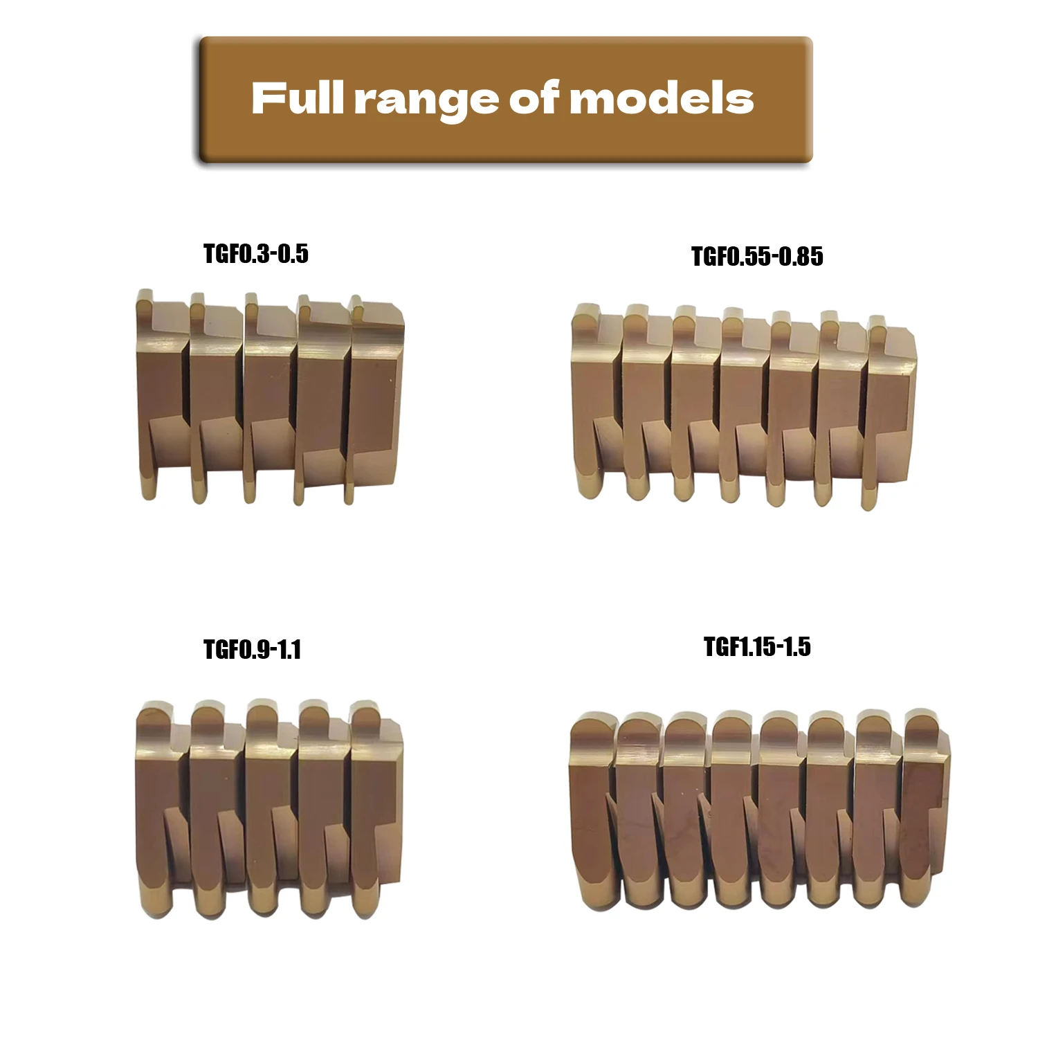 10pcs TGF32R0.3-R1.5 Round head Arc Carbide Grooving Inserts Shallow Grooving Cut-Off Parting Tools for Steel Repalement inserts