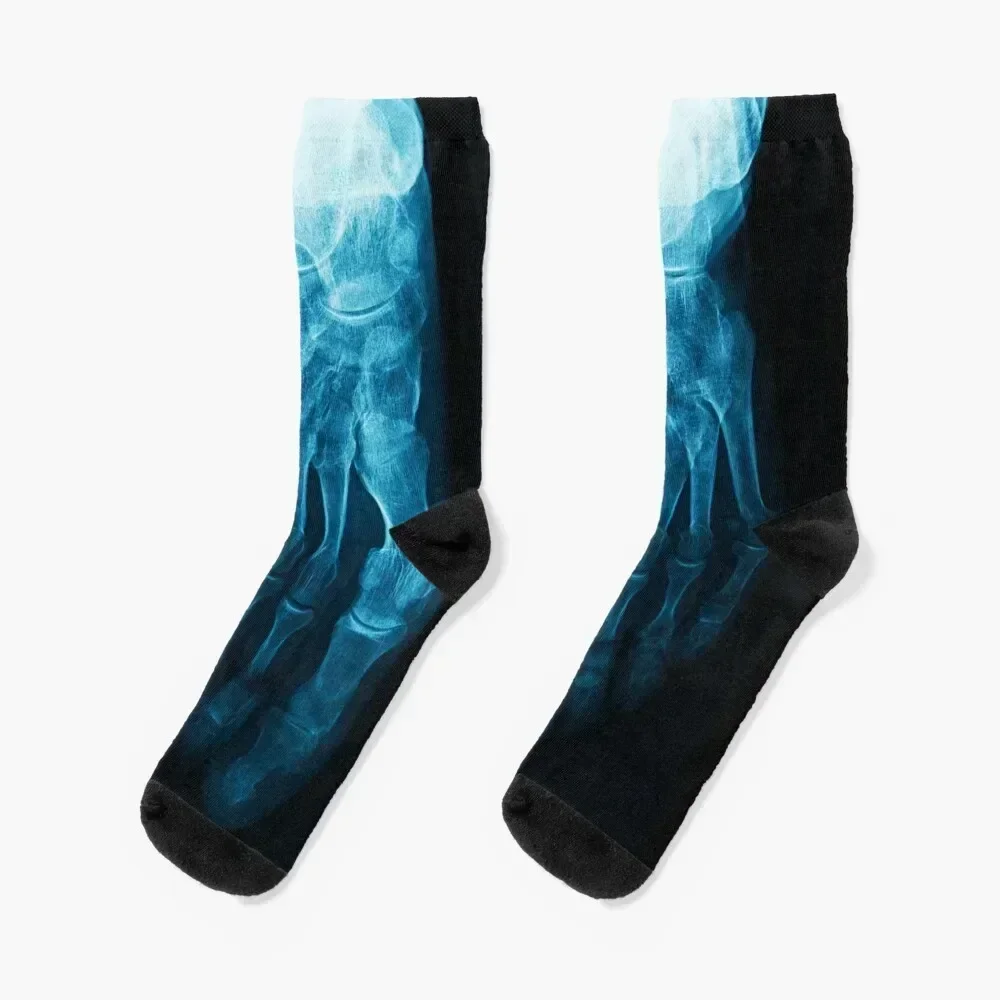 

X-Ray Feet Socks floral floor halloween loose Socks Woman Men's