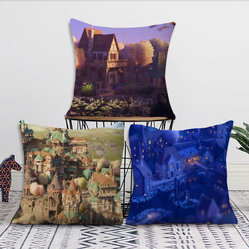 T-Tiny G-Glade Game Cushion Cover For Pillow Printing Sofa Decoration Home Car Room Coffee Shop Office Nordic Simplicity