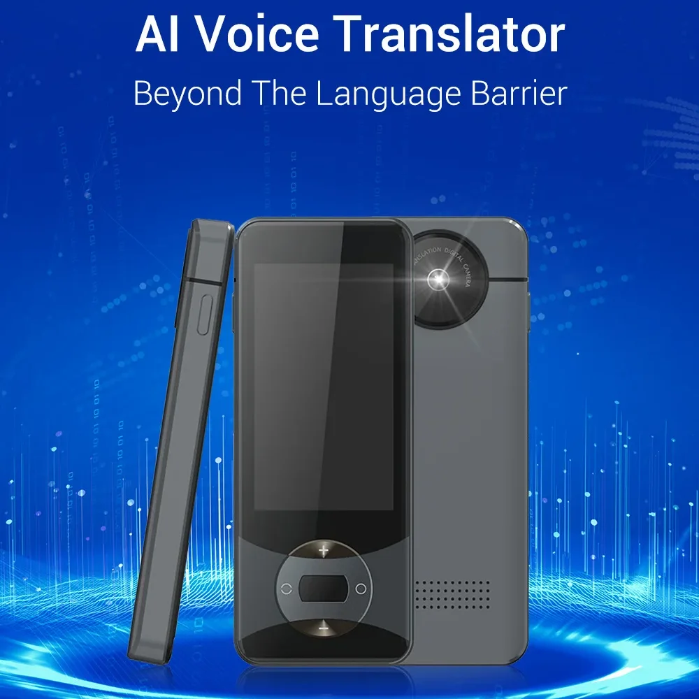 

Language Voice Translator Device 127 Languages AI Translator 3.0 inch Touchscreen Image W10 Translation Support WIFI Offline