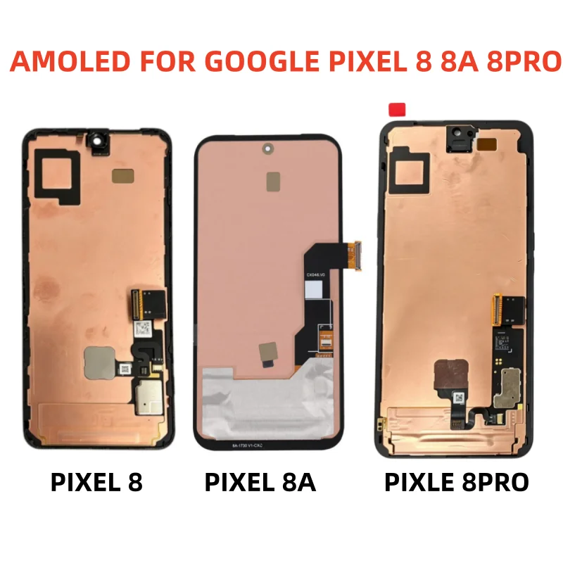 Original For Google Pixel 8 Pixel 8A Original Screen LCD Display Touch Screen Digitizer AMOLED for Google Pixel 8 Pro