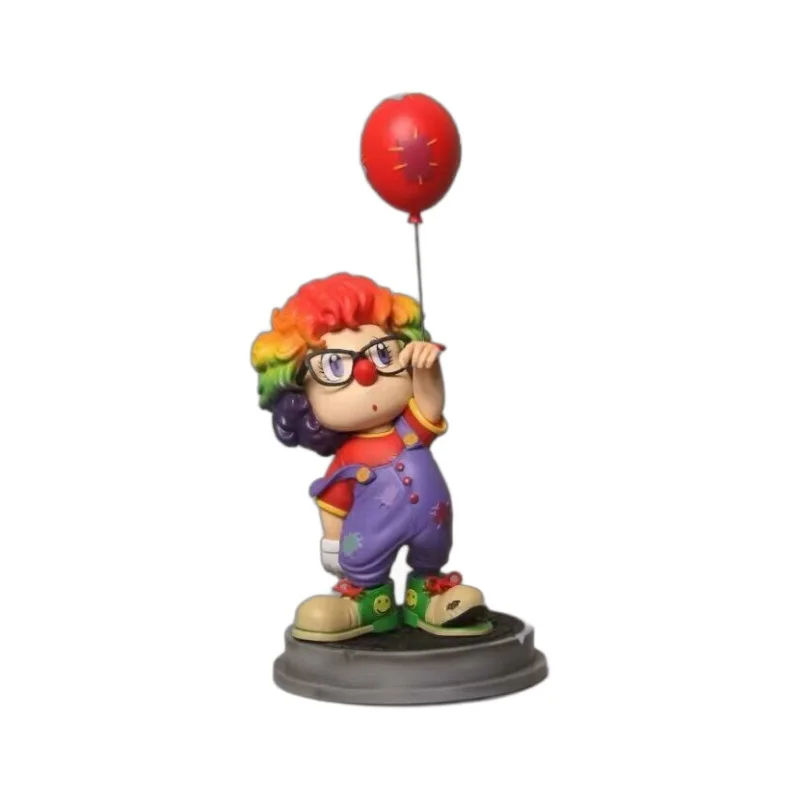 Dr. Slump Anime Figure Arale Clown With Balloon Action Figurine PVC Dr IQ Statue Model Doll Room Decora Collection Toy Kid Gift