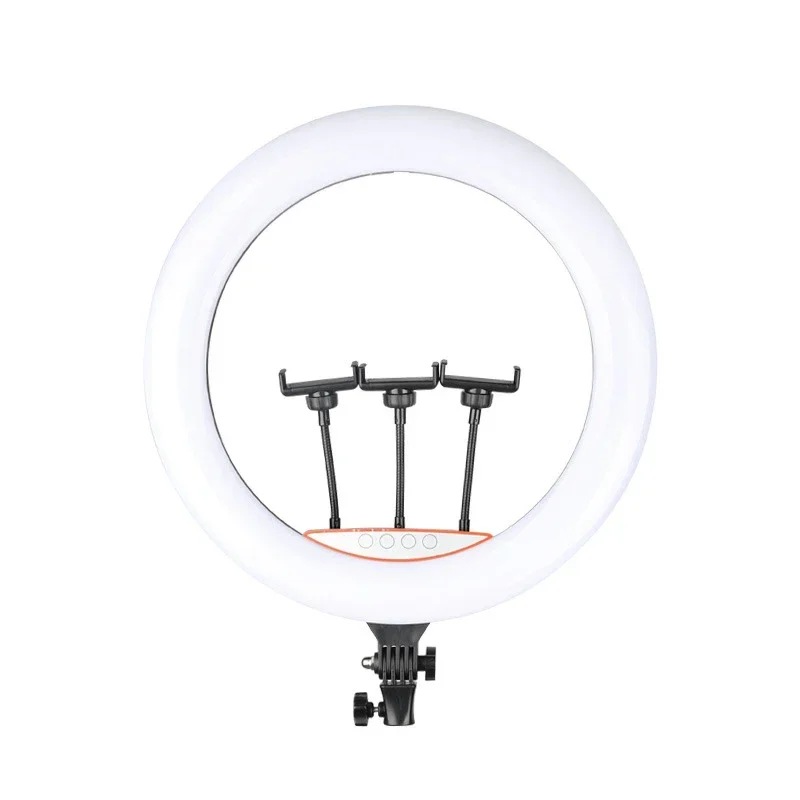 TENWISH-Anillo de luz Led regulable de 18 pulgadas, lámpara de 55W para relleno de fotografía, para teléfono, Youtube, maquillaje, vídeo, Tiktok en vivo