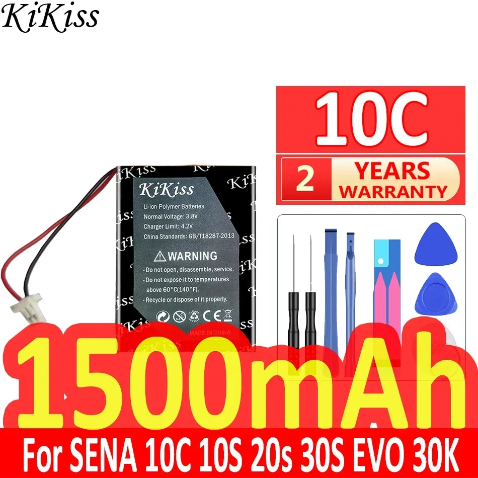 450mAh/1900mAh KiKiss Powerful Battery For Sena 30K 10U 50S 50R SMH10 SLR2 SP51 SHOEI GT-Air II 2019 10C 10S 20s 30S EVO