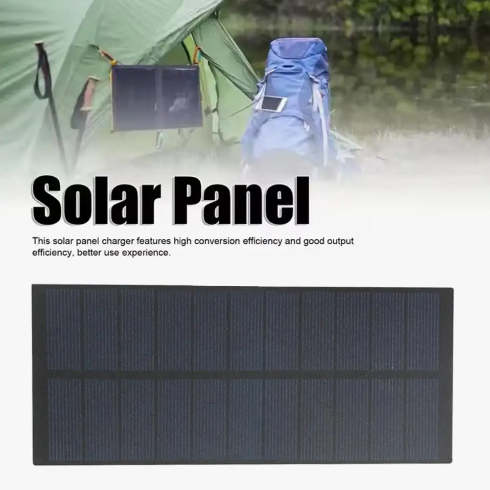 Overcharge Protection Solar Panel Emergency Solar Panel Charger High-efficiency Portable Power Bank Compact Outdoor for Camping