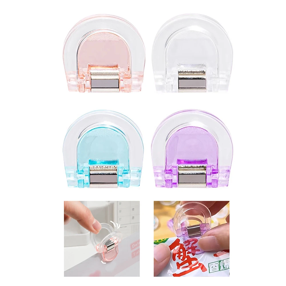 4 قطعة/المجموعة غير مرئية تقصير كليب طويل الذيل كليب وجبة خفيفة مشبك للغلق بإحكام السراويل حافة كليب لتجليد الوثائق والفواتير #1