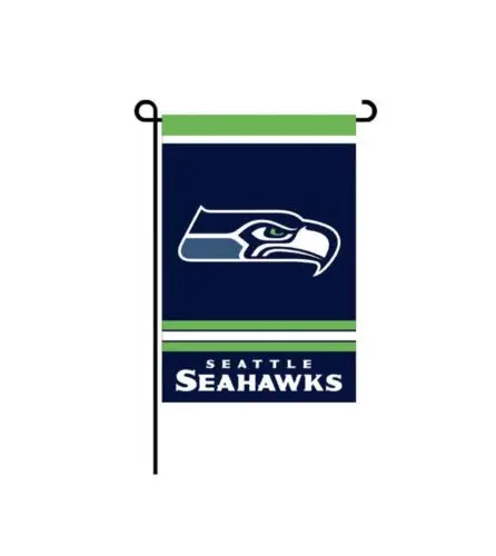 Seattle SEA Pro Football Team Flag 12 x 18 inch Garden Flag Football Banner