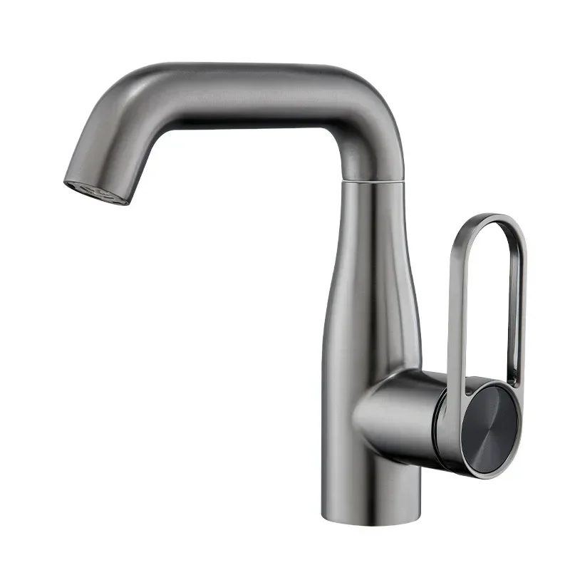 

Washbasin Faucet, Hot and Cold Toilet Pink Single Hole Bathroom Countertop Washbasin Faucet MT2503