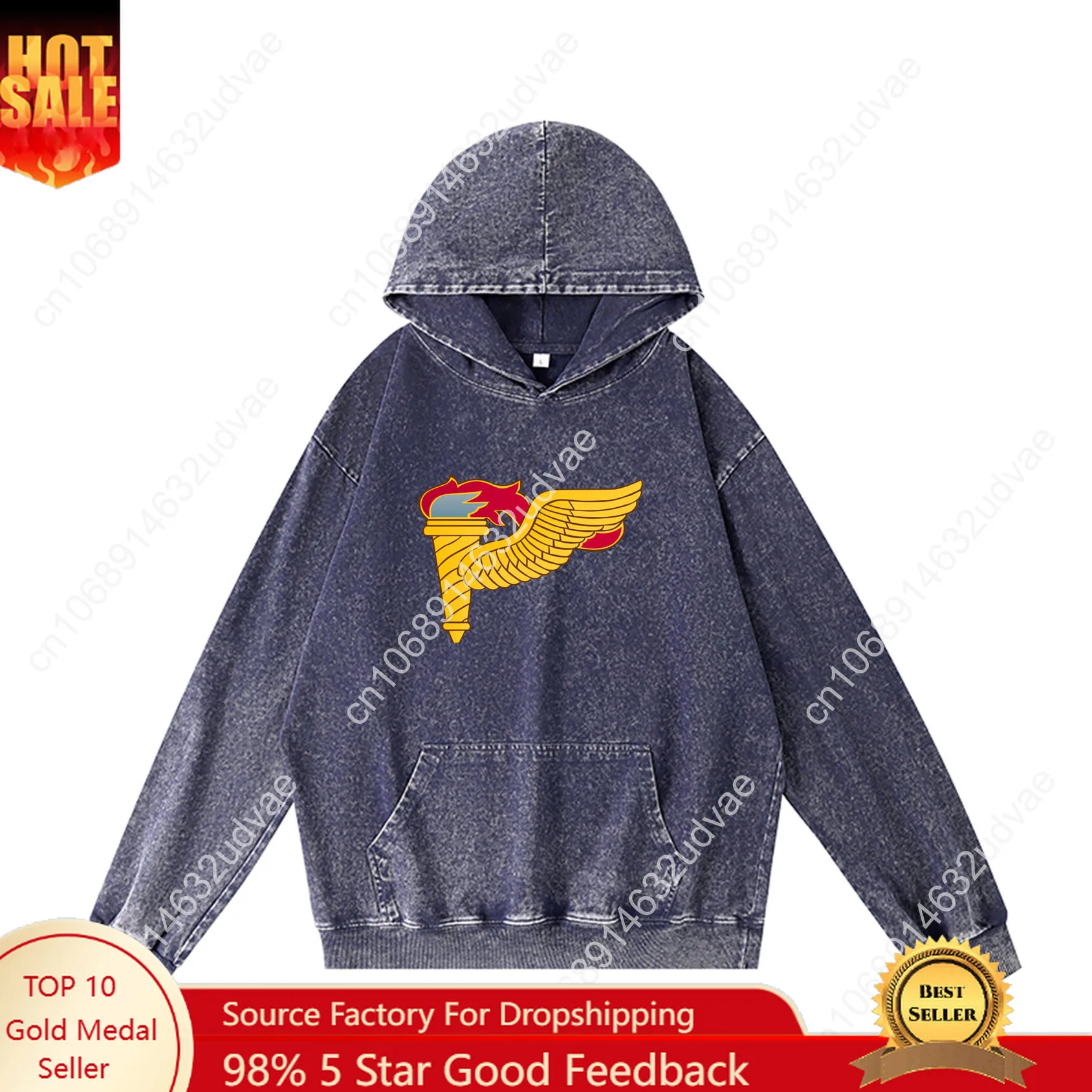 Pathfinder Badge US Army Hoodies Retro Hooded Sweatshirt Man Woman Teenager Vintage Pullover Sweat Shirt with Customized Tops