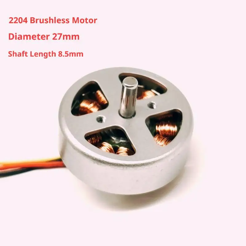 

1Pc 2204 1200KV 3-phase Brushless Motor 2S-3S High Speed Mini FPV Quadcopter for RC Drone Aircraft Accessories