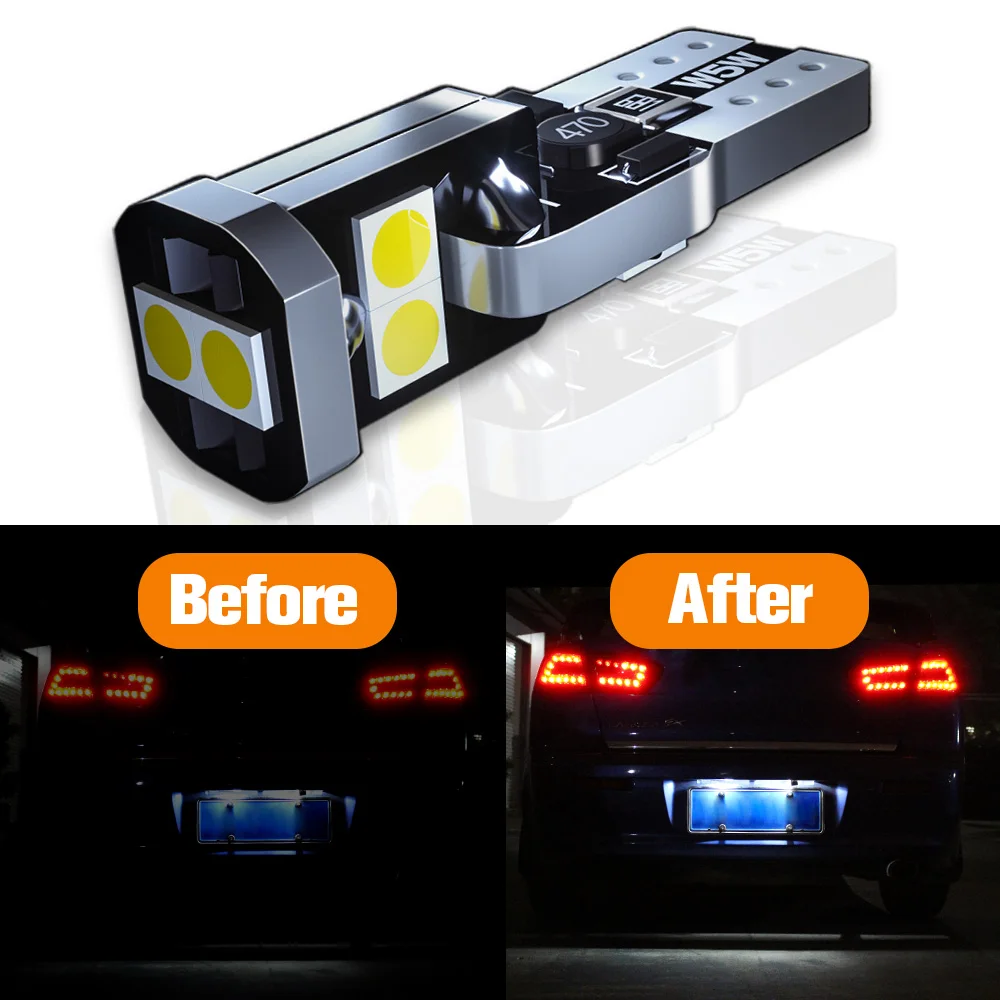 2pcs LED License Plate Light Bulb Accessories For Peugeot 508 SW 1 2010 2011 2012 2013 2014 2015 2016 2017 2018