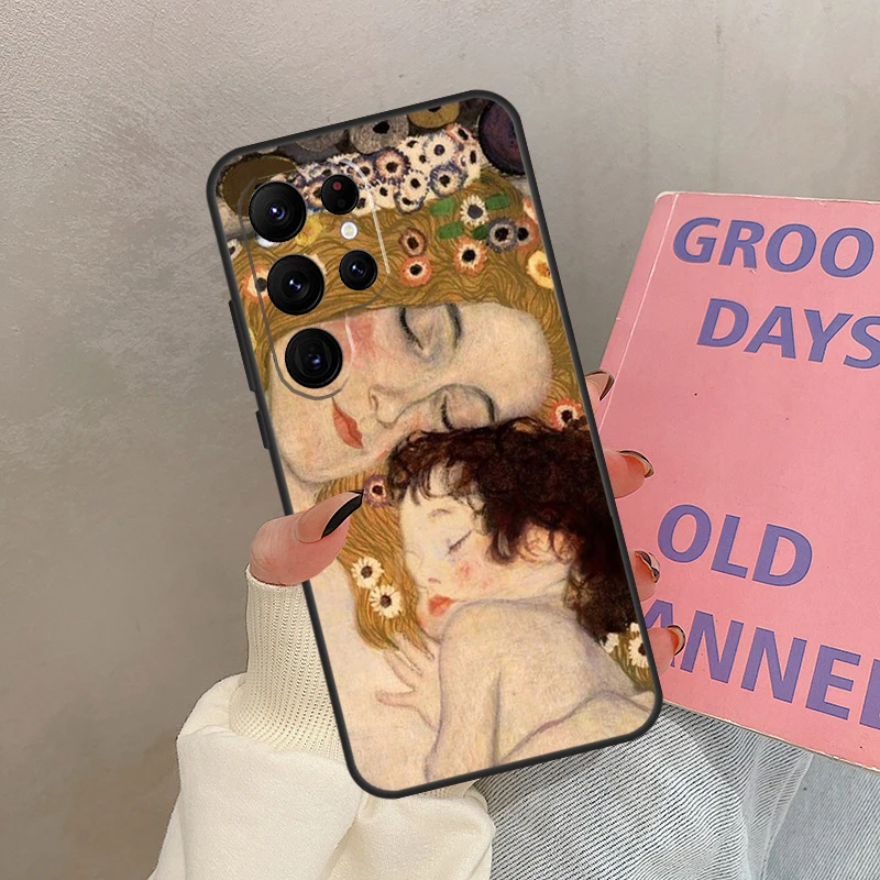 حافظة غوستاف كليمت لهاتف سامسونج جالاكسي S25 Ultra S20 S21 S22 S23 S24 Ultra S9 S10 Plus S25 FE #3