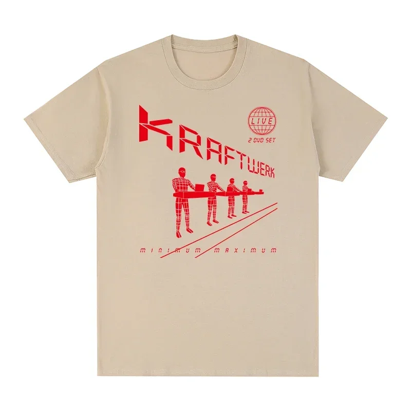 Kraftwerk The Man-Machine Vintage T-shirt Electro Pop Krautrock Cotton Men T shirt New TEE TSHIRT Womens tops