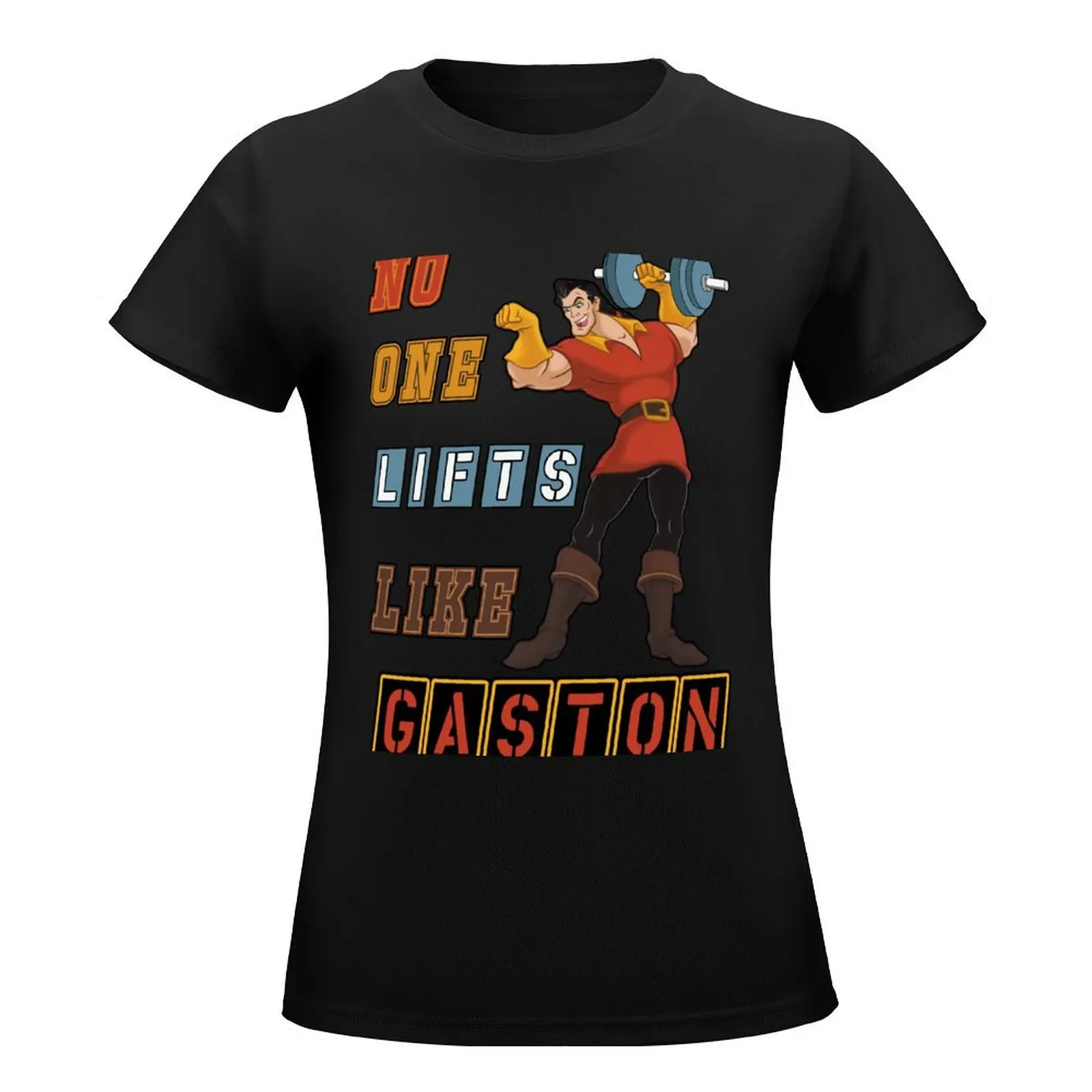 Gaston Lifts T-Shirt shirts graphic tees female vintage clothes cute tops funny t shirts for Women