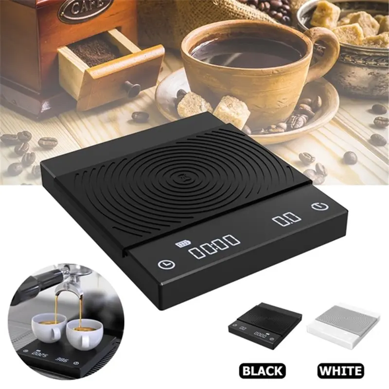 Timemore Black Mirror Scale Coffee Scale Smart Digital Scale Pour Coffee Electronic Drip Coffee Scale With Timer2kg Scale