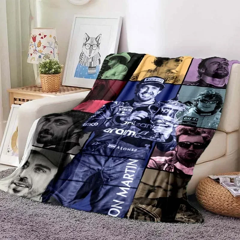 CHECO PEREZ FOR THE Patterned Blanket Star Art Flannel Thin Blanket Portable Home Travel Office Lunch Break Blanket