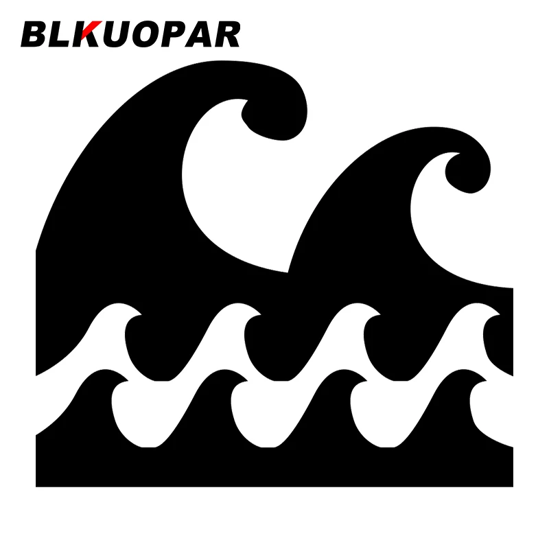 

BLKUOPAR For Sea Icon Car Stickers Sunscreen Scratch-Proof Decals Creative Motorcycle Caravan Decor Car Door Protector