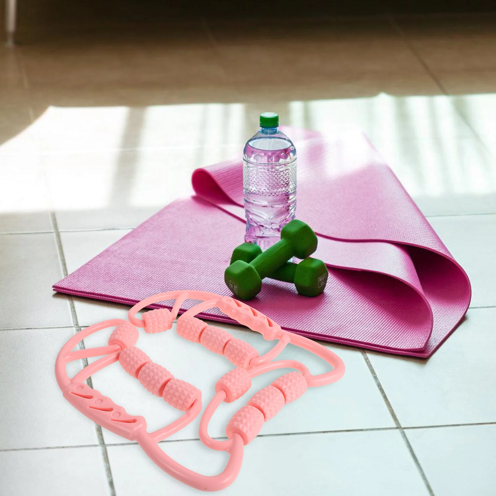 

Circular Calf Massager for Deep Tissue Massage Relief Muscle Fatigue Portable Leg Roller Yoga Pilates Recovery Tool