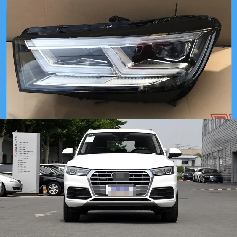 For Audi Q5L Headlight assembly Q5L SQ5LED headlight assembly for 2018-2019 models