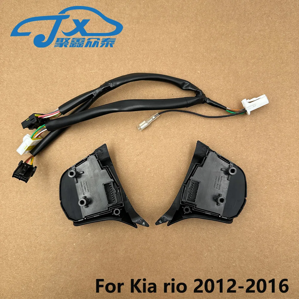 Car Switch for Kia Rio K2 2011- Year Volume Mude Song Key Cruise Steering Wheel Control Button Switch Kit